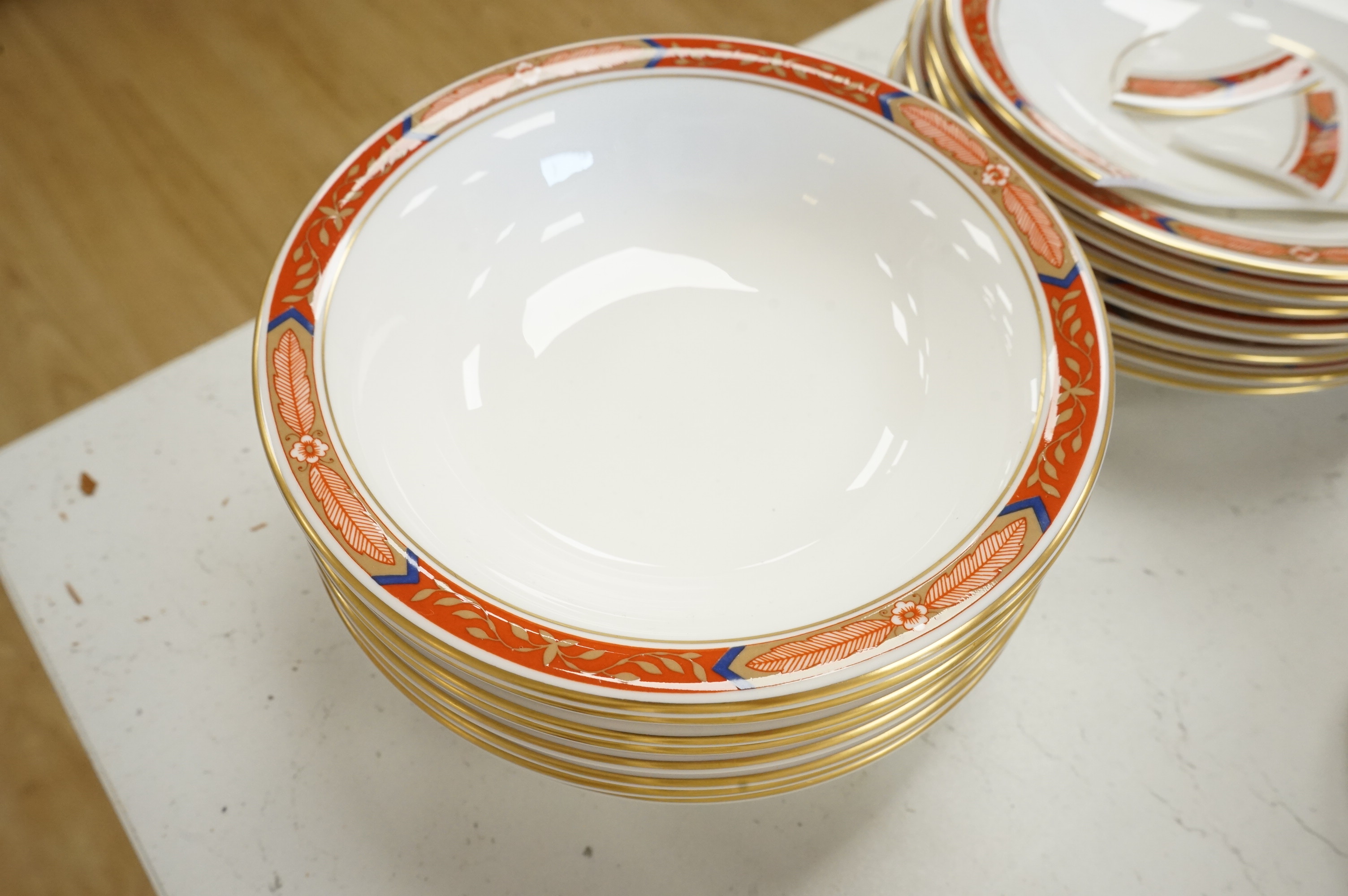 A Royal Worcester Beaufort dinner service
